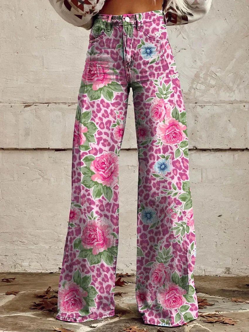 Fleurs roses / 3XL