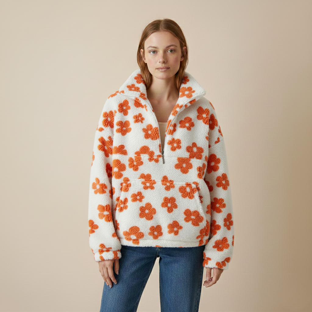 Blanc-Orange / 2XL